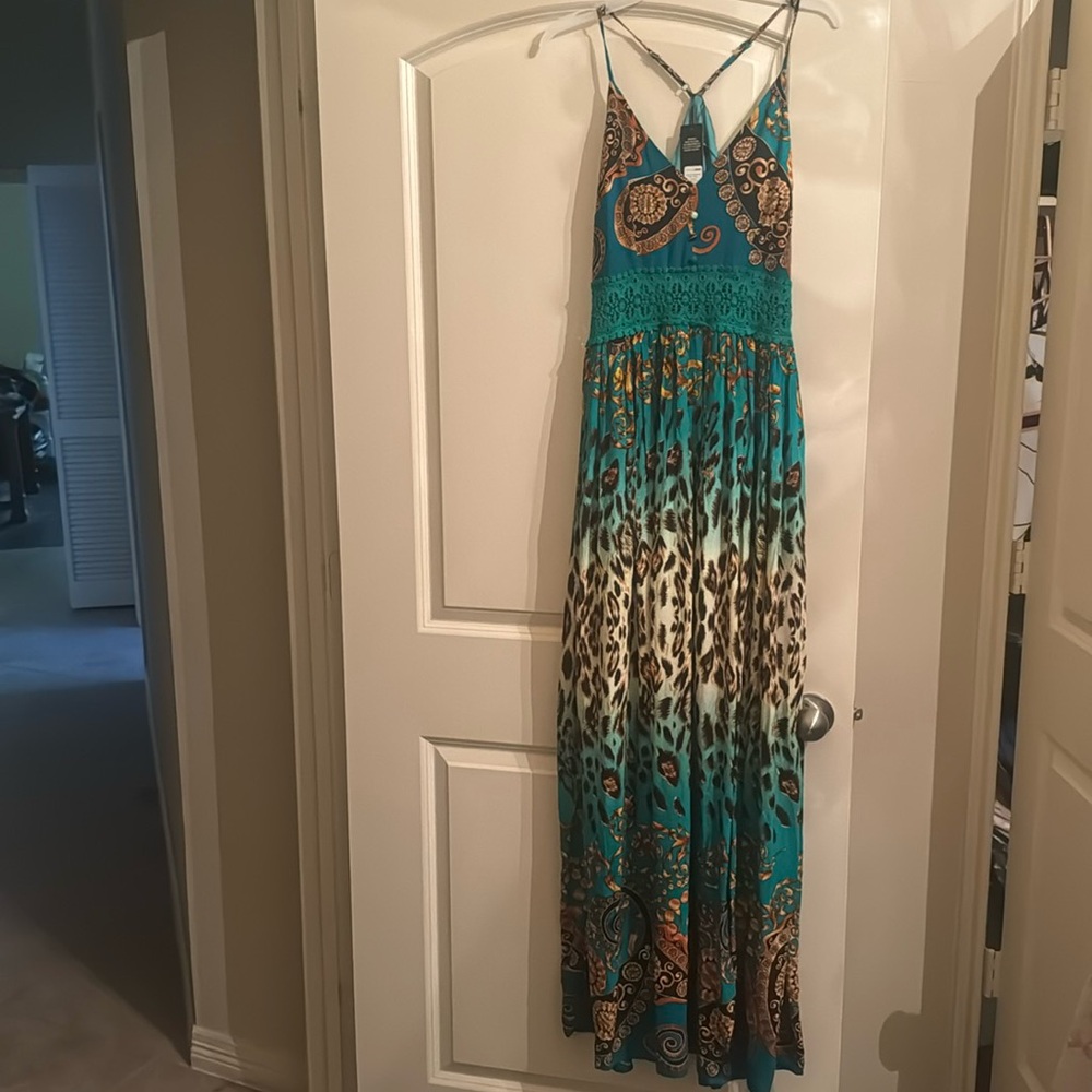 Holy Slit Sleeveless Maxi Dress